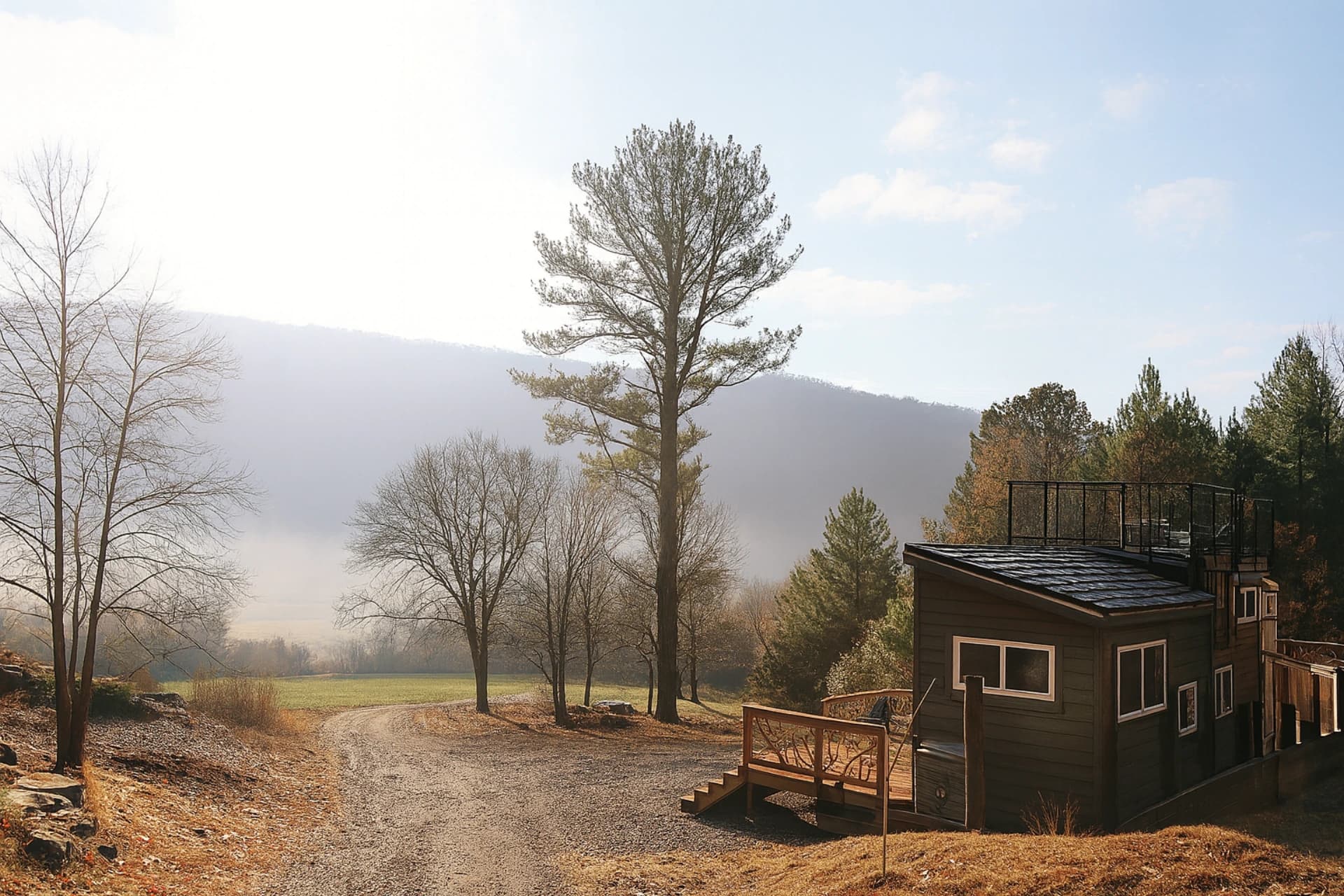 Beautiful tiny house in natural setting